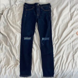 Women’s American eagle jeggings dark blue